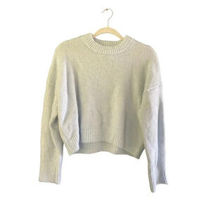 Abercrombie & Fitch Women's Relaxed Fit Crew Neck Sweater Size Small blue